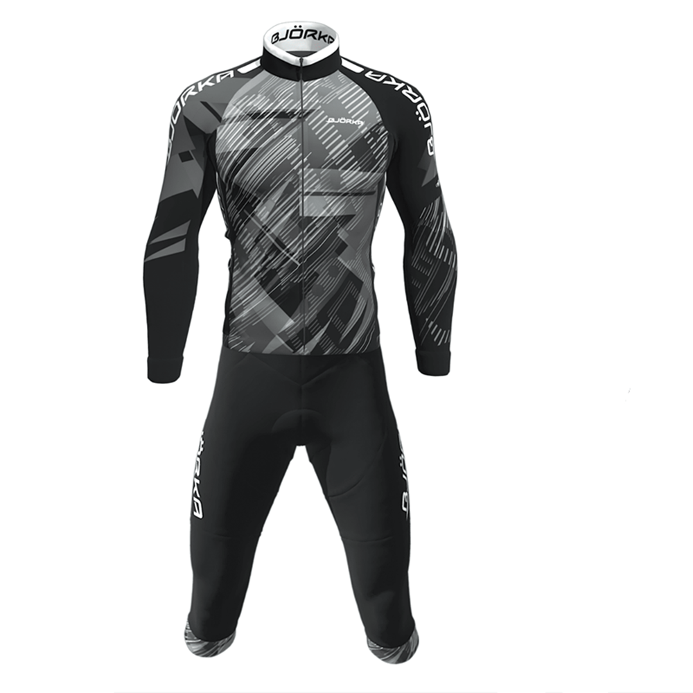 Padded Cycling Shorts - Spring/Autumn Bjorka Cycling Long Sleeve Jersey