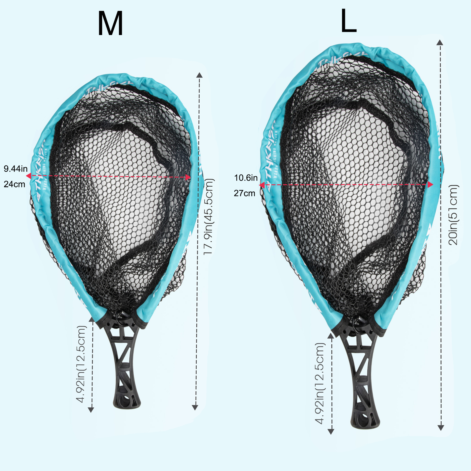 Cycling Landing Gear - Foldable Fly Fishing Nets Portable Mesh