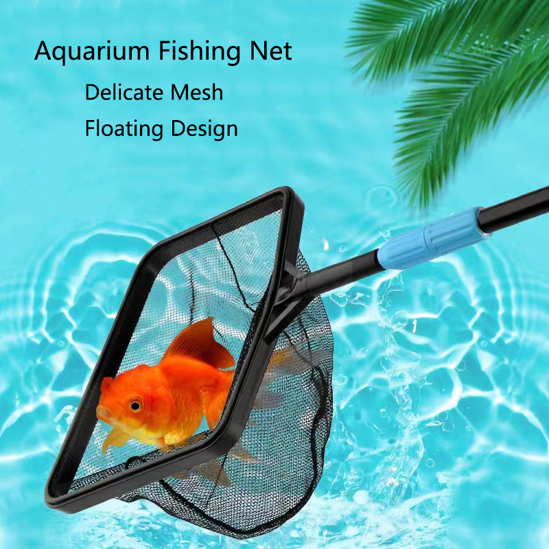 Cycling Landing Gear - Extendable Long Handle Square Aquarium Fish