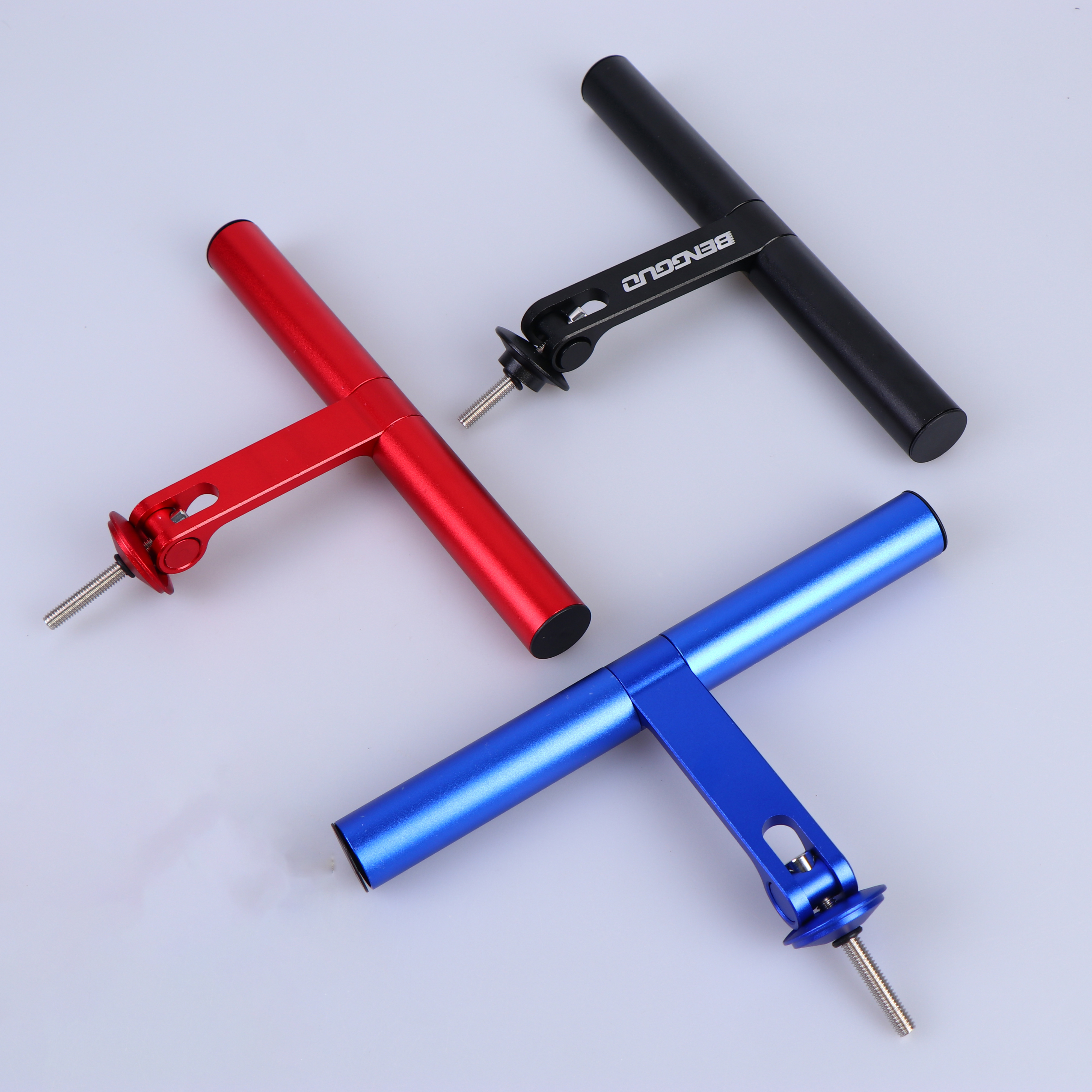 Cycling Gear Holder - Bicycle Handlebar Extension Bracket Metal Bike