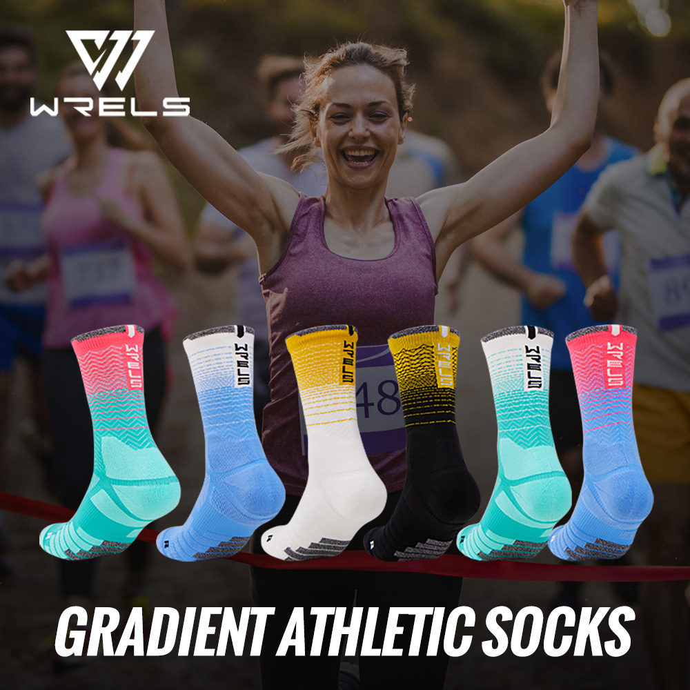 Cycling Gear For Women - WRELS 1/2/3 Cushioned Sports Athletic Socks