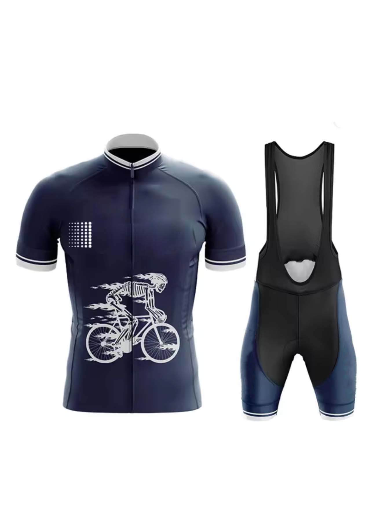 Padded Cycling Shorts - Breathable Quick Dry Men’s Bike Suit,