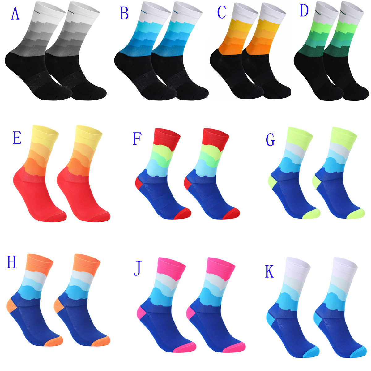 Cycling Gear For Women - New Sport Socks Unisex Cycling Socks