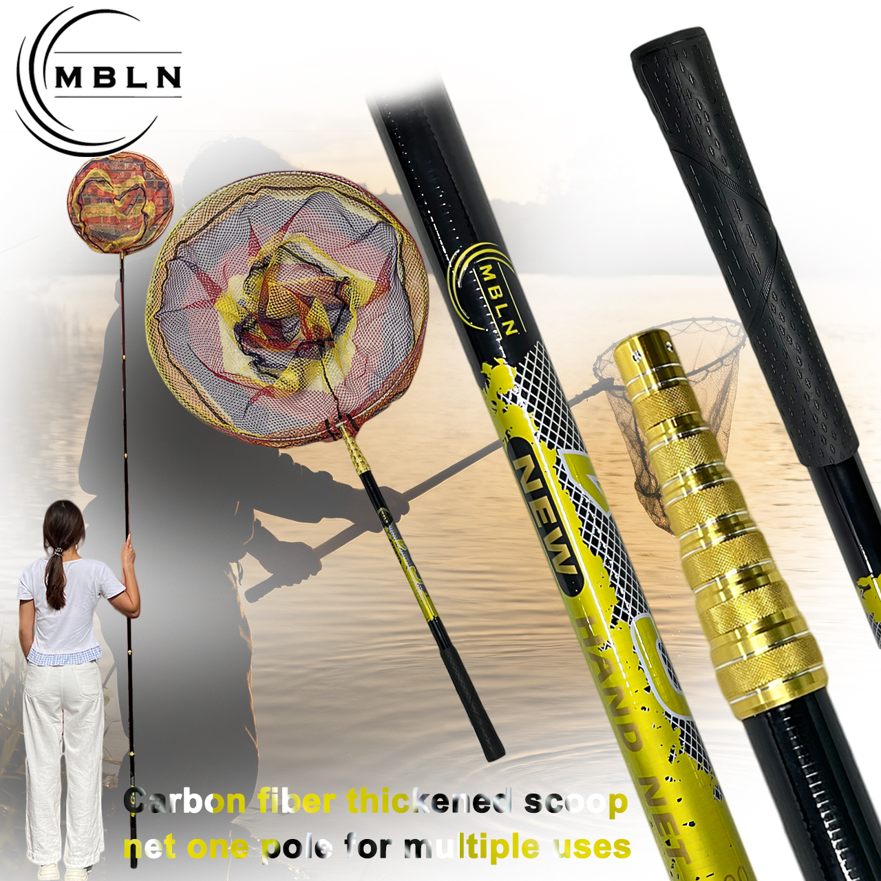 1pc MBLN Carbon Landing Net, 3 - Cycling Landing Gear recensie en prijs