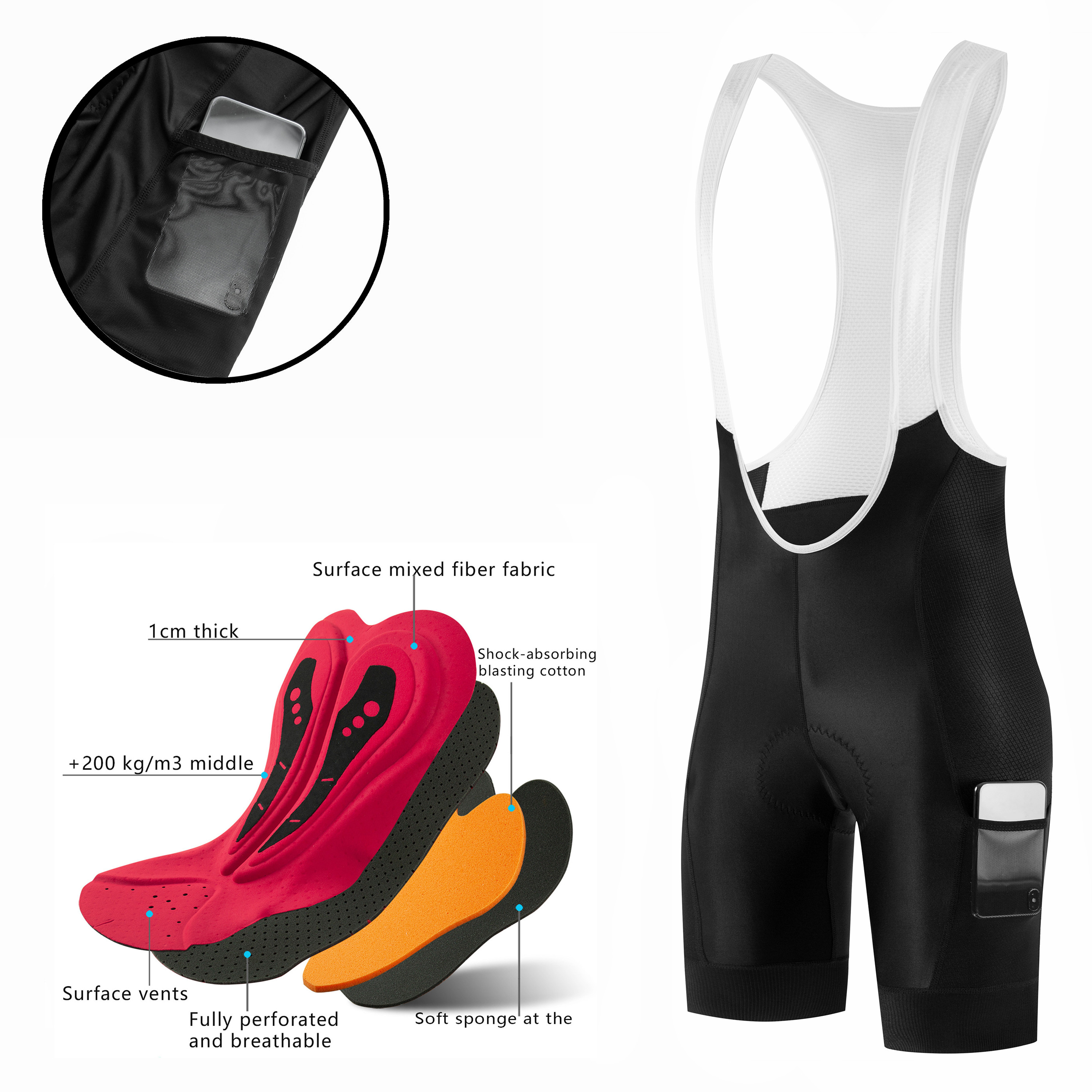 Cycling Bib Shorts Men Women B - Padded Cycling Shorts recensie en prijs