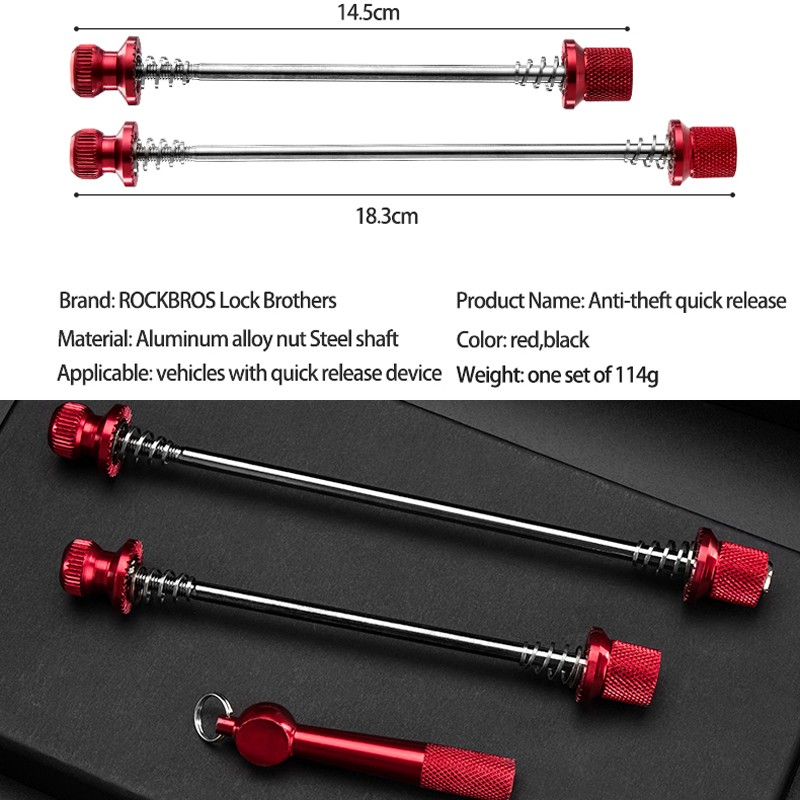 ROCKBROS Bike Quick Release Bi - Quick Release Skewer recensie en prijs
