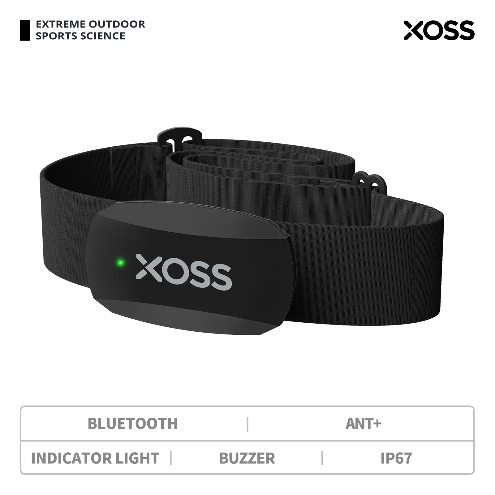 XOSS X2 Chest Strap Heart Rate - Cycling Heart Rate Monitor recensie en prijs