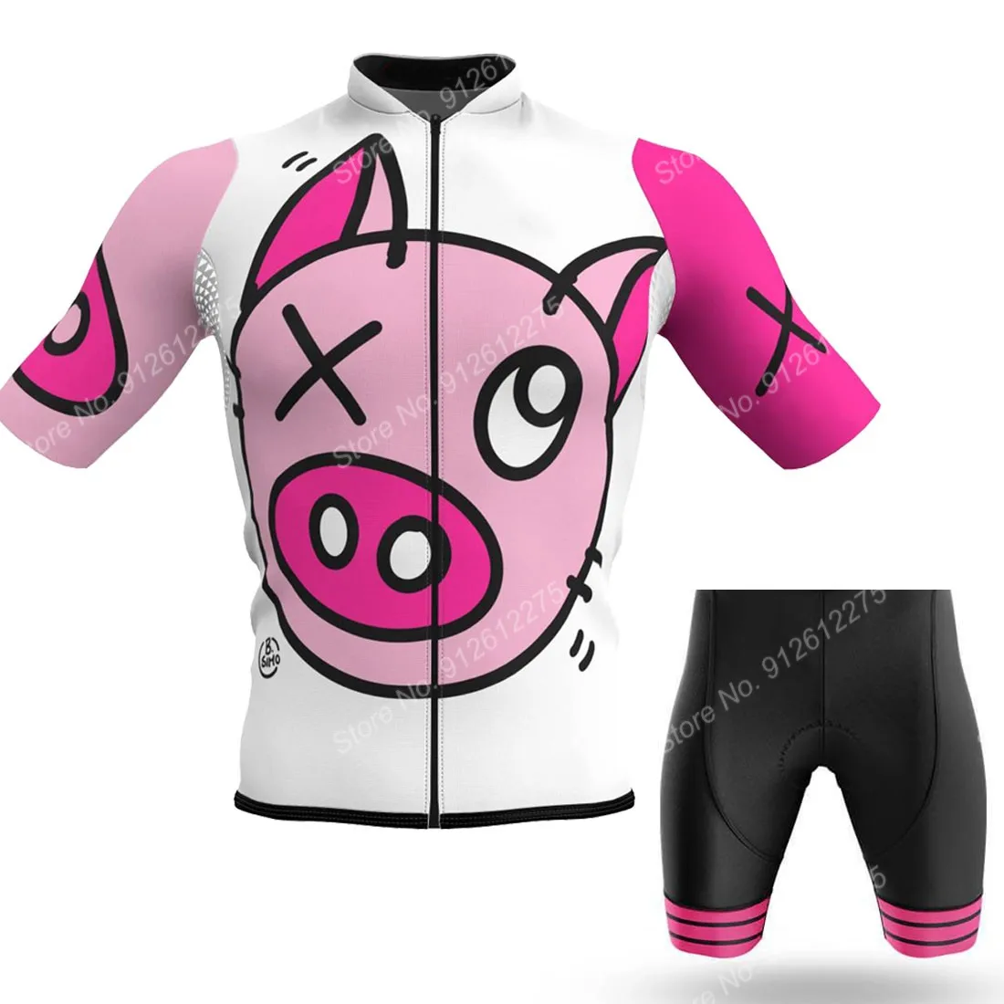 Set Cartoon Comic Pig 2023 Cyc - Padded Cycling Shorts recensie en prijs