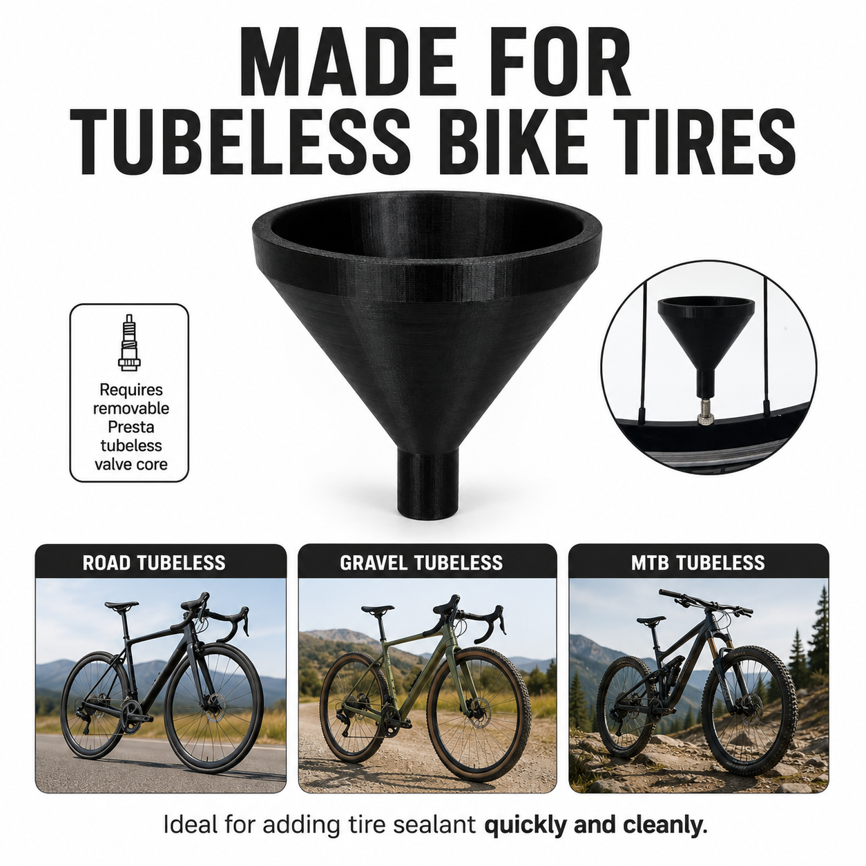 Bike Tubeless Sealant Pour Fun - Tubeless Tire Sealant recensie en prijs