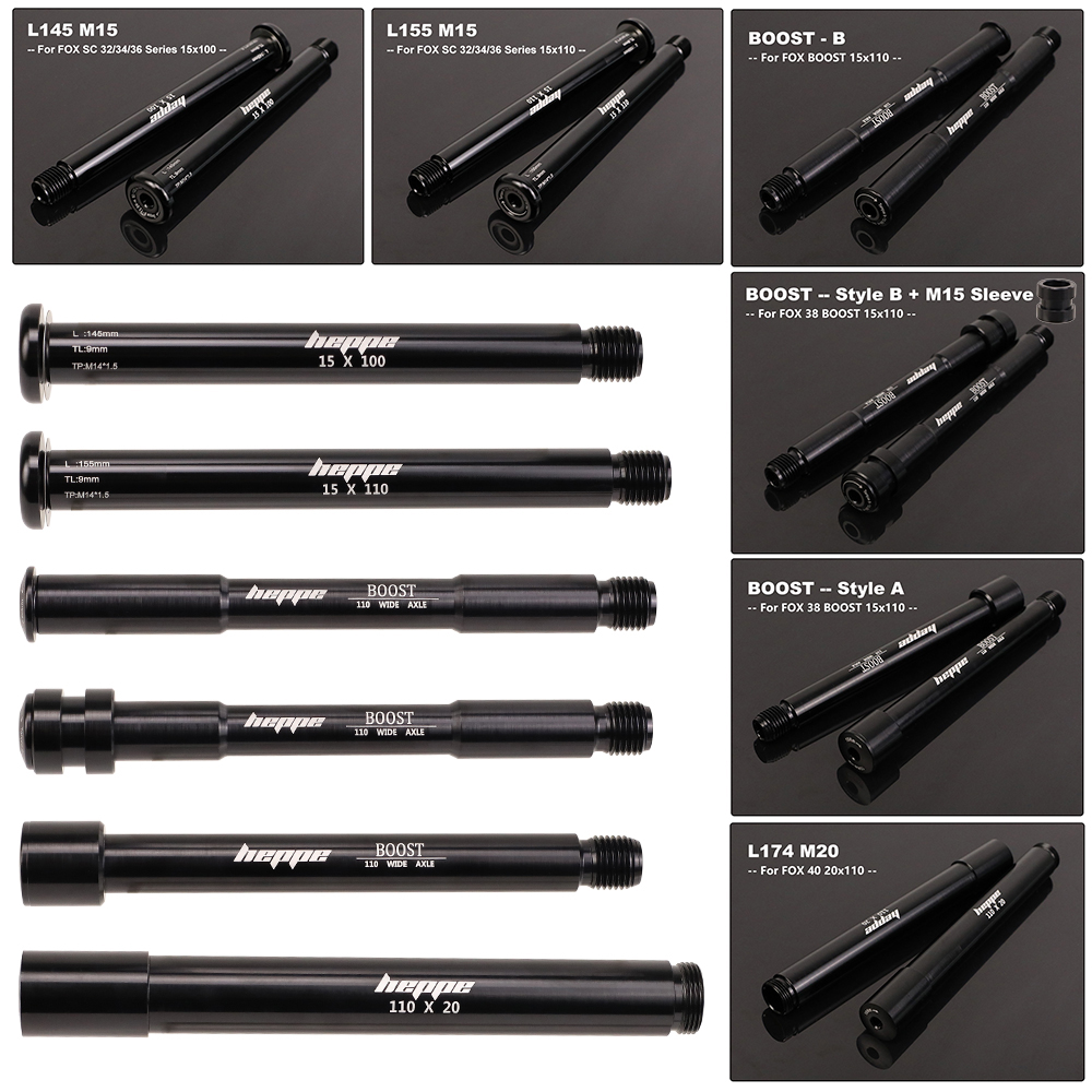 HEPPE Bike 15x100/110 20x110 T - Quick Release Skewer recensie en prijs