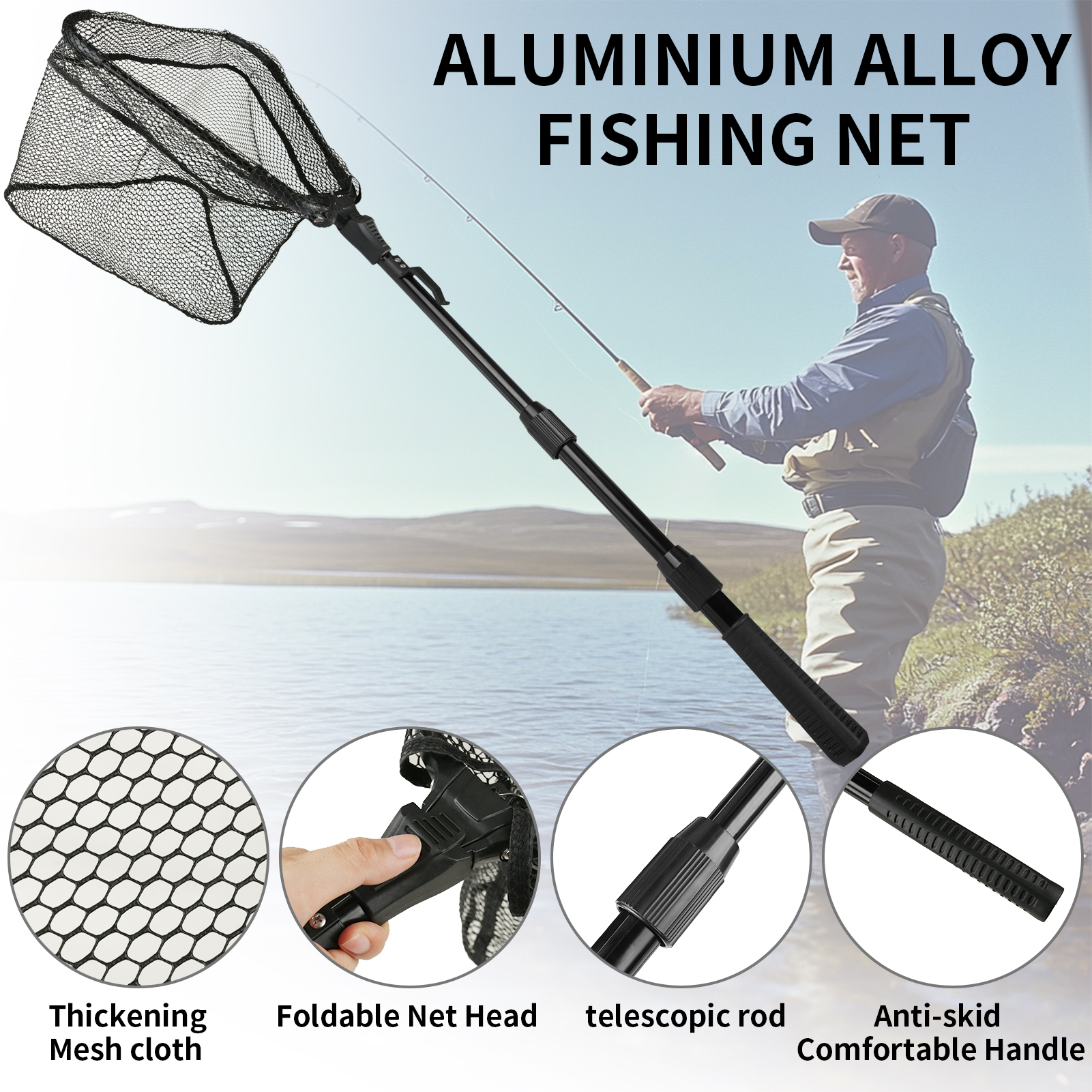 Fishing Net Collapsible Fish L - Cycling Landing Gear recensie en prijs
