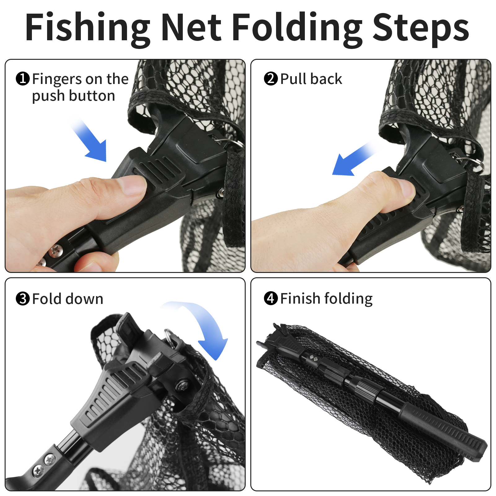 Fishing Net Collapsible Fish L - Cycling Landing Gear recensie en prijs