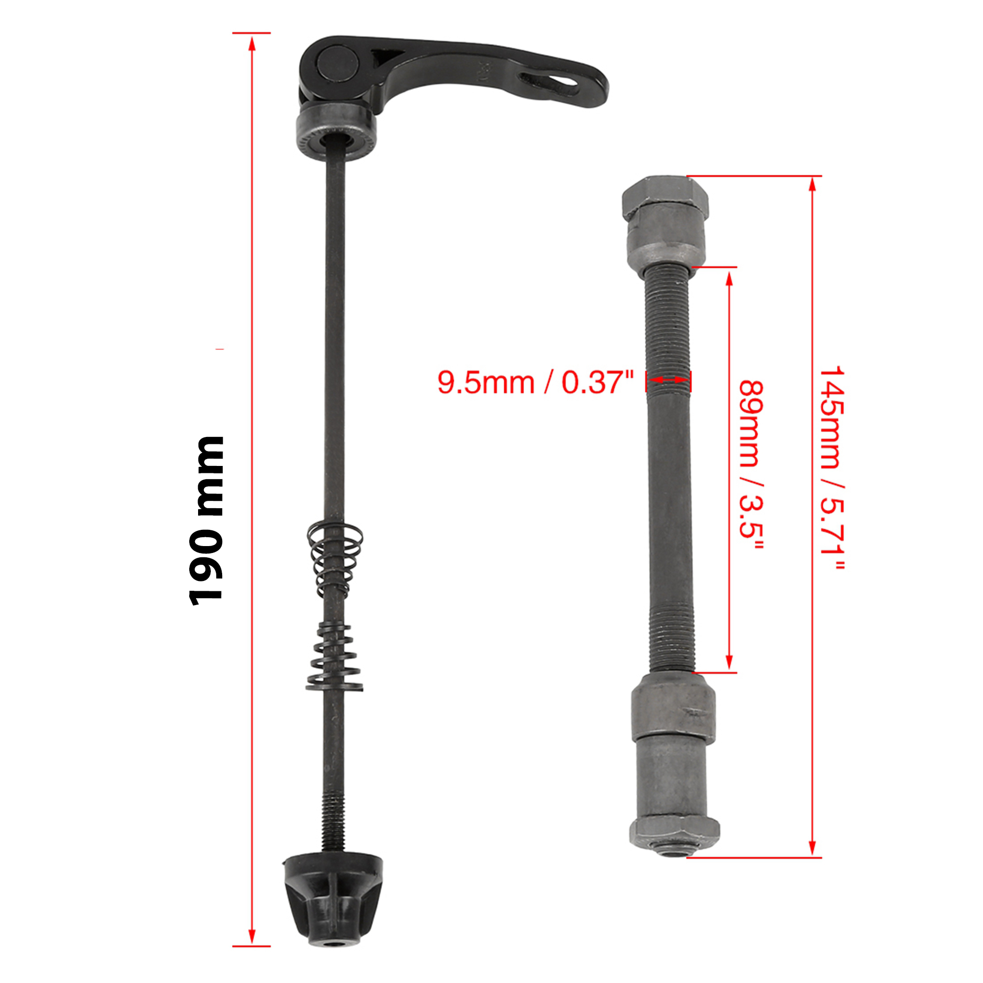 X Autohaux 1 Set 9.5mm Bicycle - Quick Release Skewer recensie en prijs