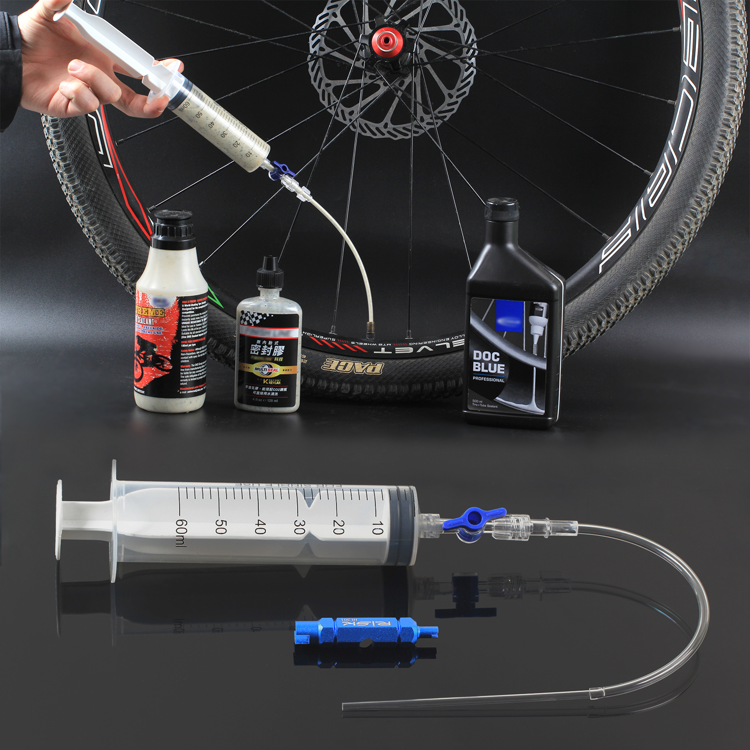 RISK Tubeless Tyre Injector Bi - Tubeless Tire Sealant recensie en prijs